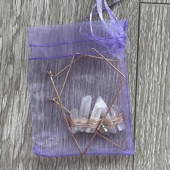 Free People Mint Geode Threader Earrings - Picture 5 of 5